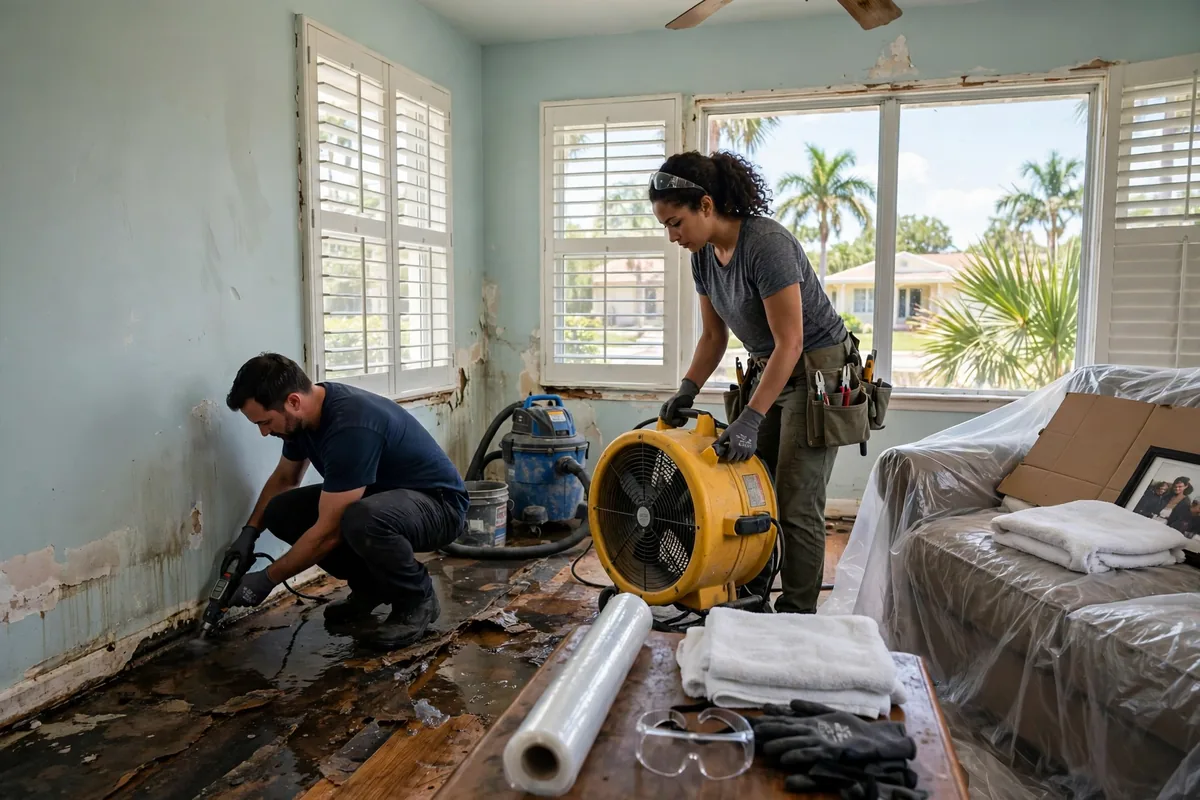Water Damage Locations Florida — the 19 Florida cities where local water damage pros are available